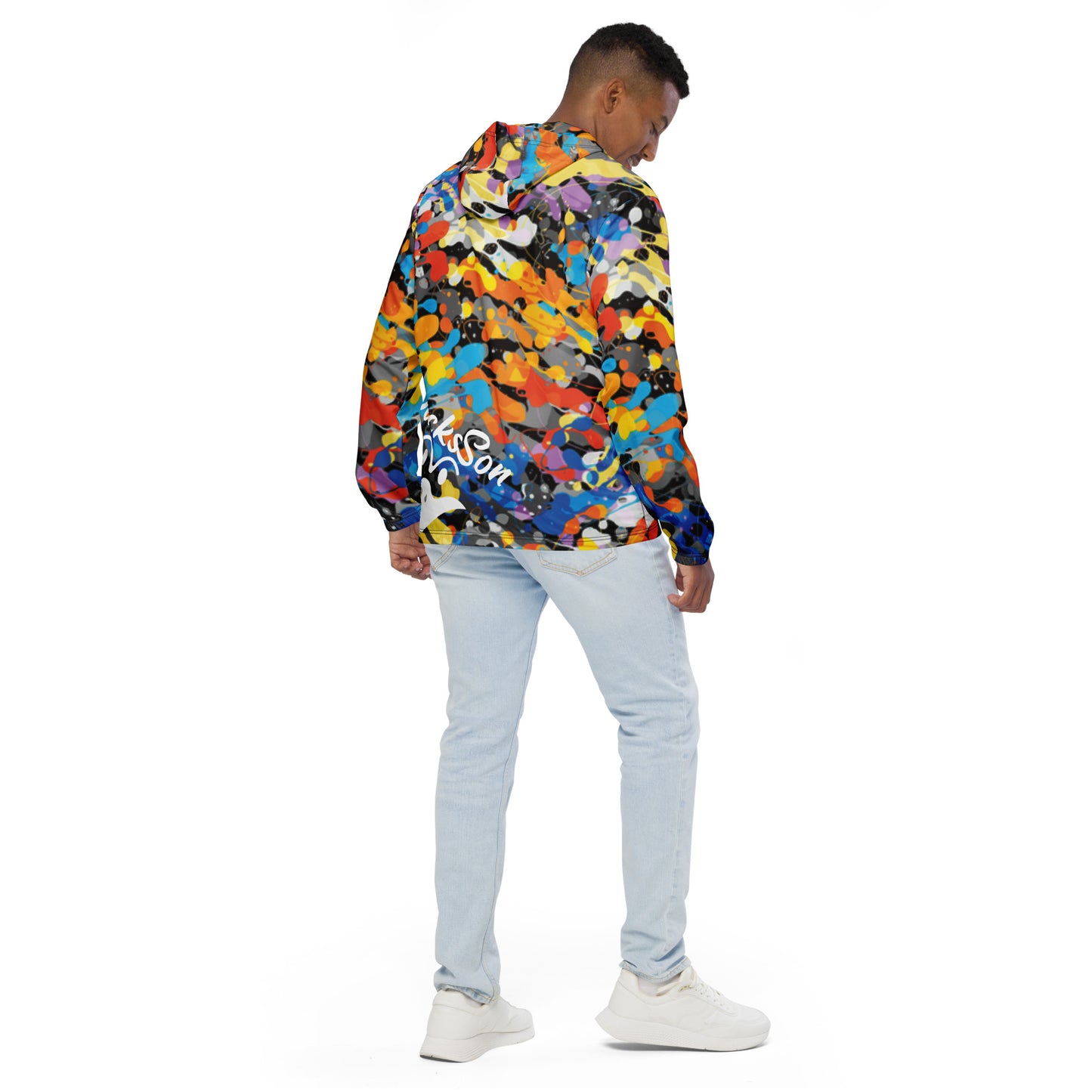 Color Wheel Men’s windbreaker