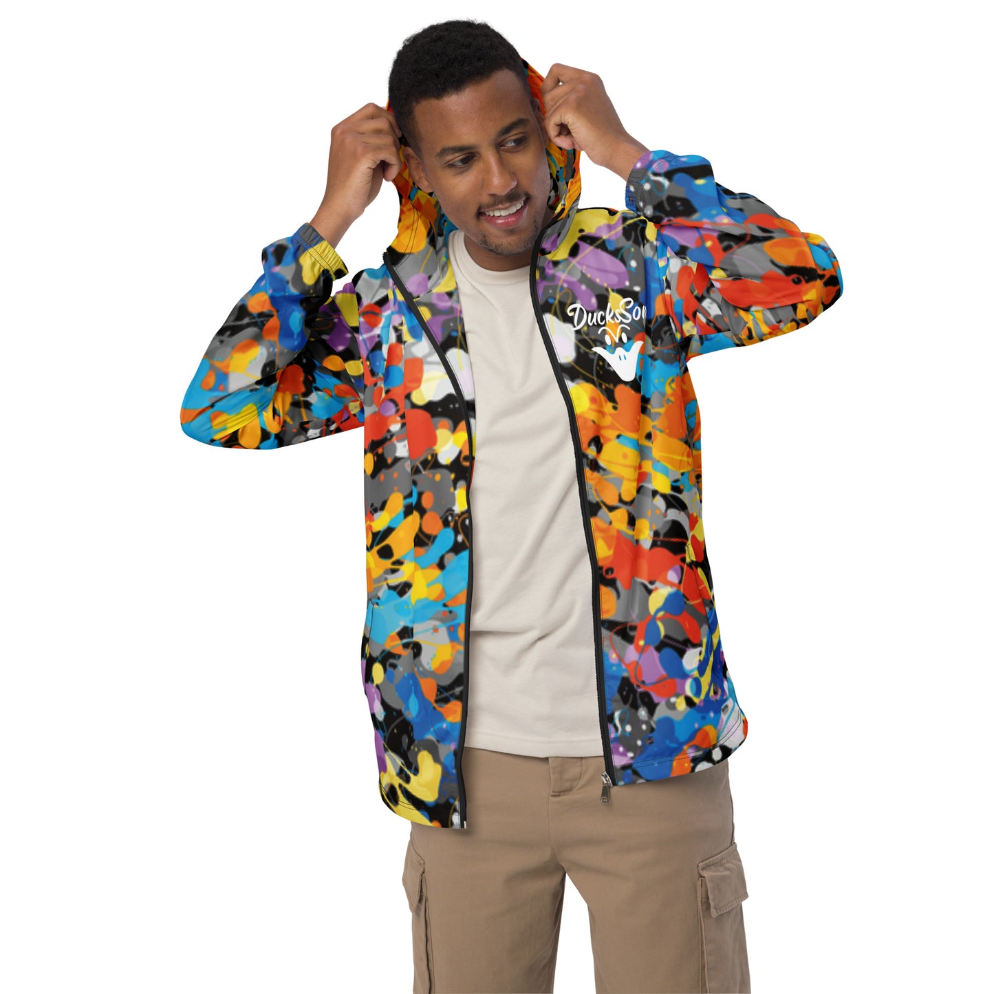 Color Wheel Men’s windbreaker