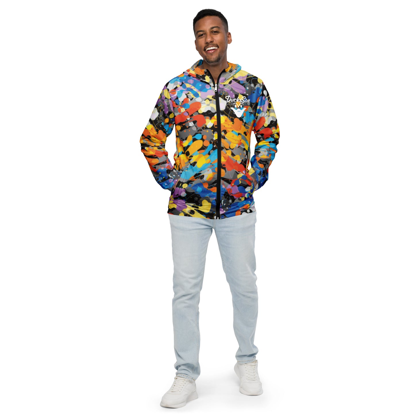 Color Wheel Men’s windbreaker