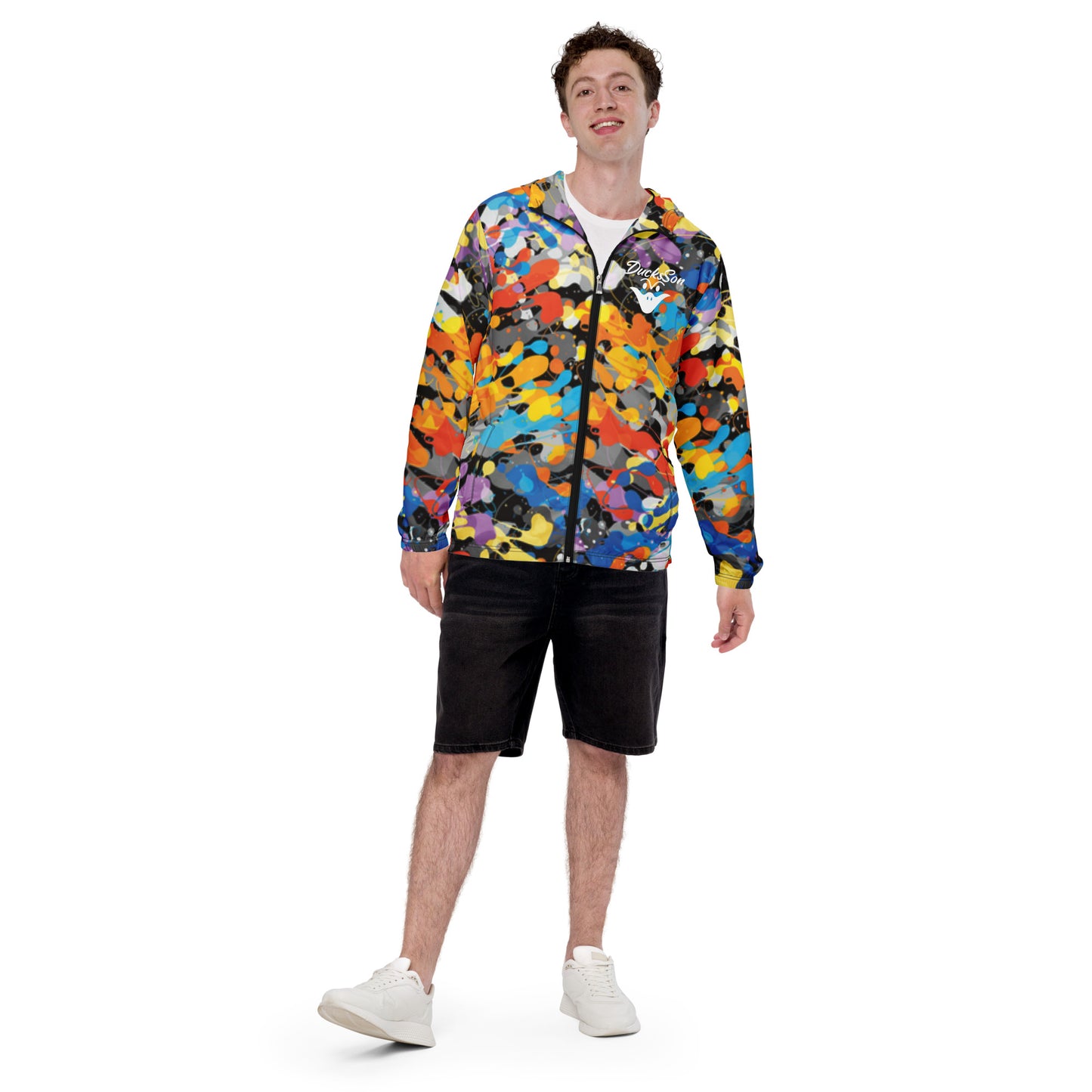 Color Wheel Men’s windbreaker