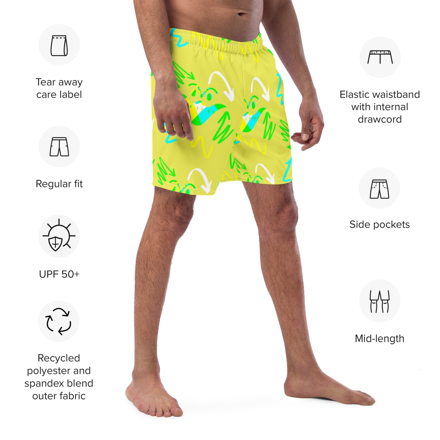 Men's Chaos swim trunks