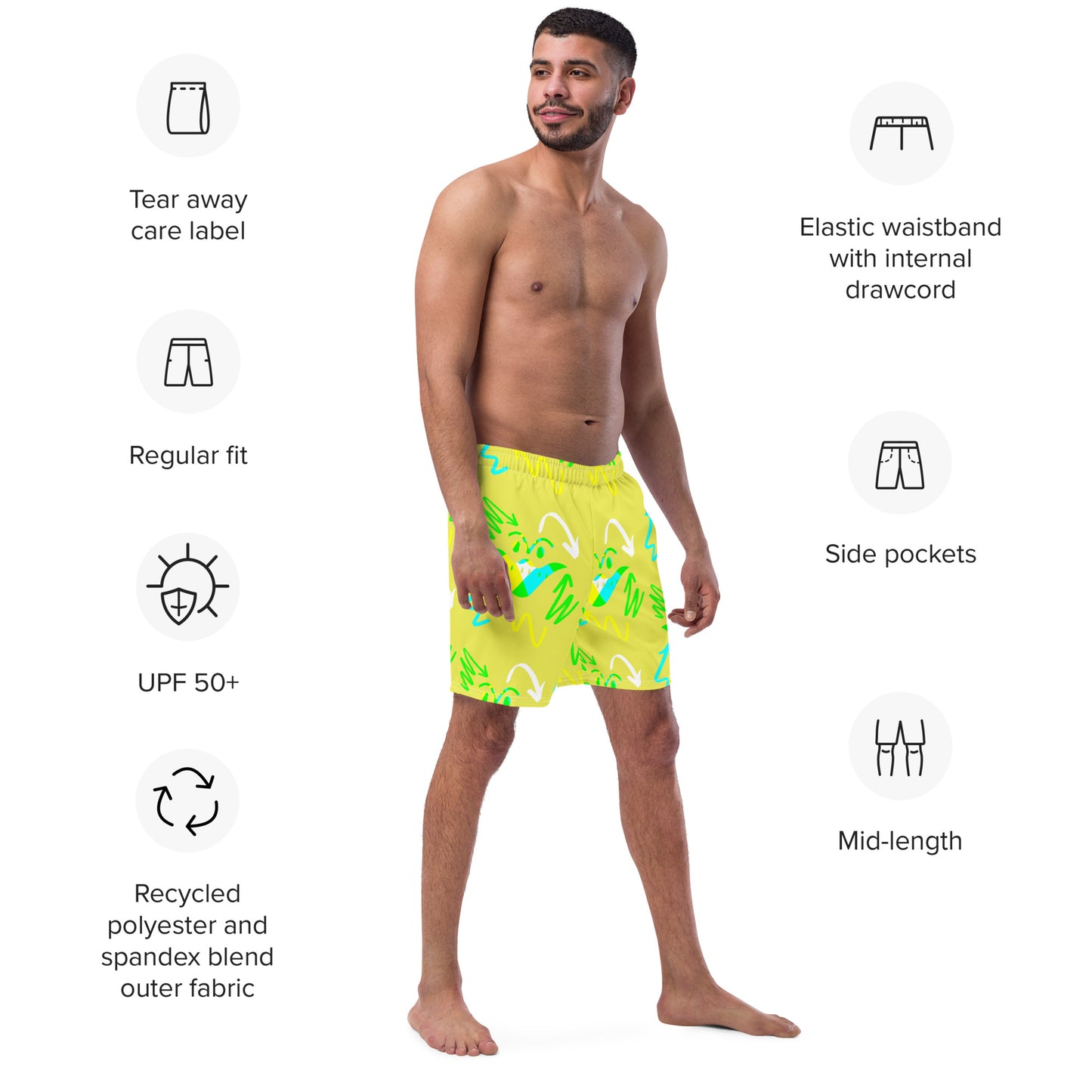 Men's Chaos swim trunks