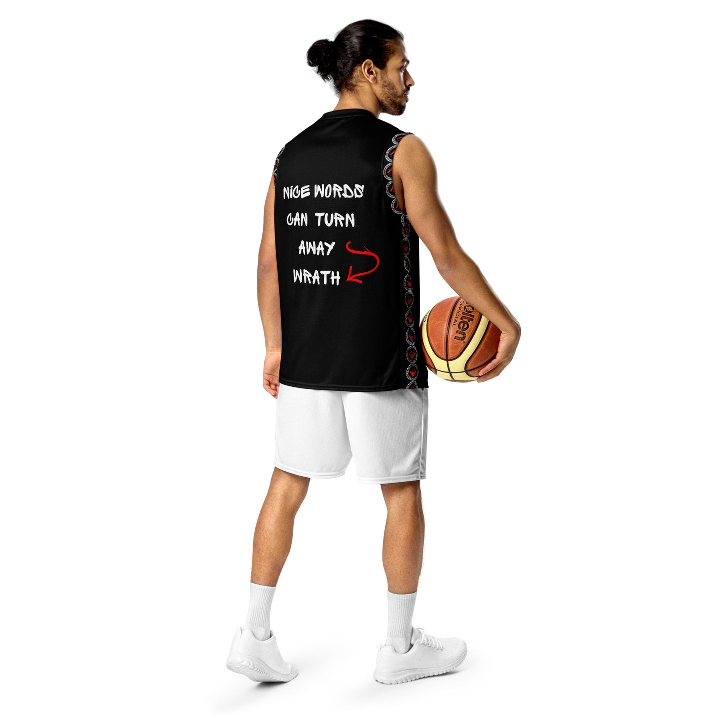 Talk To Me Nice unisex basketball jersey