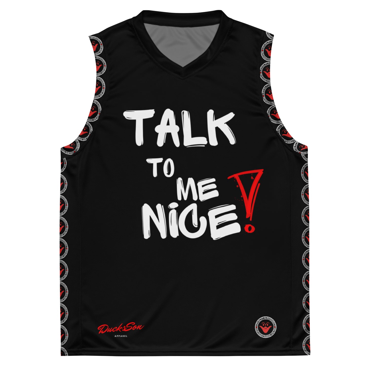 Talk To Me Nice unisex basketball jersey