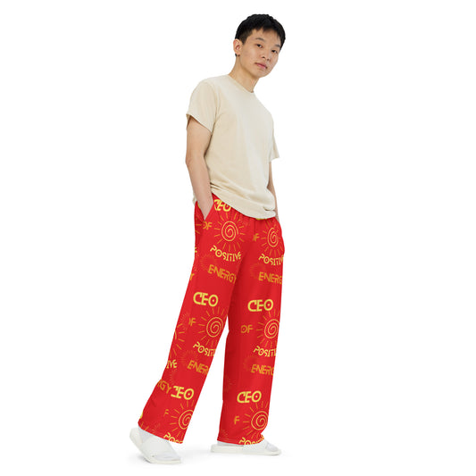 CEO of Positive Energy unisex wide-leg pants