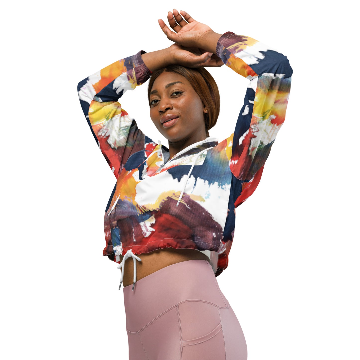 Tagged Women’s Cropped Windbreaker