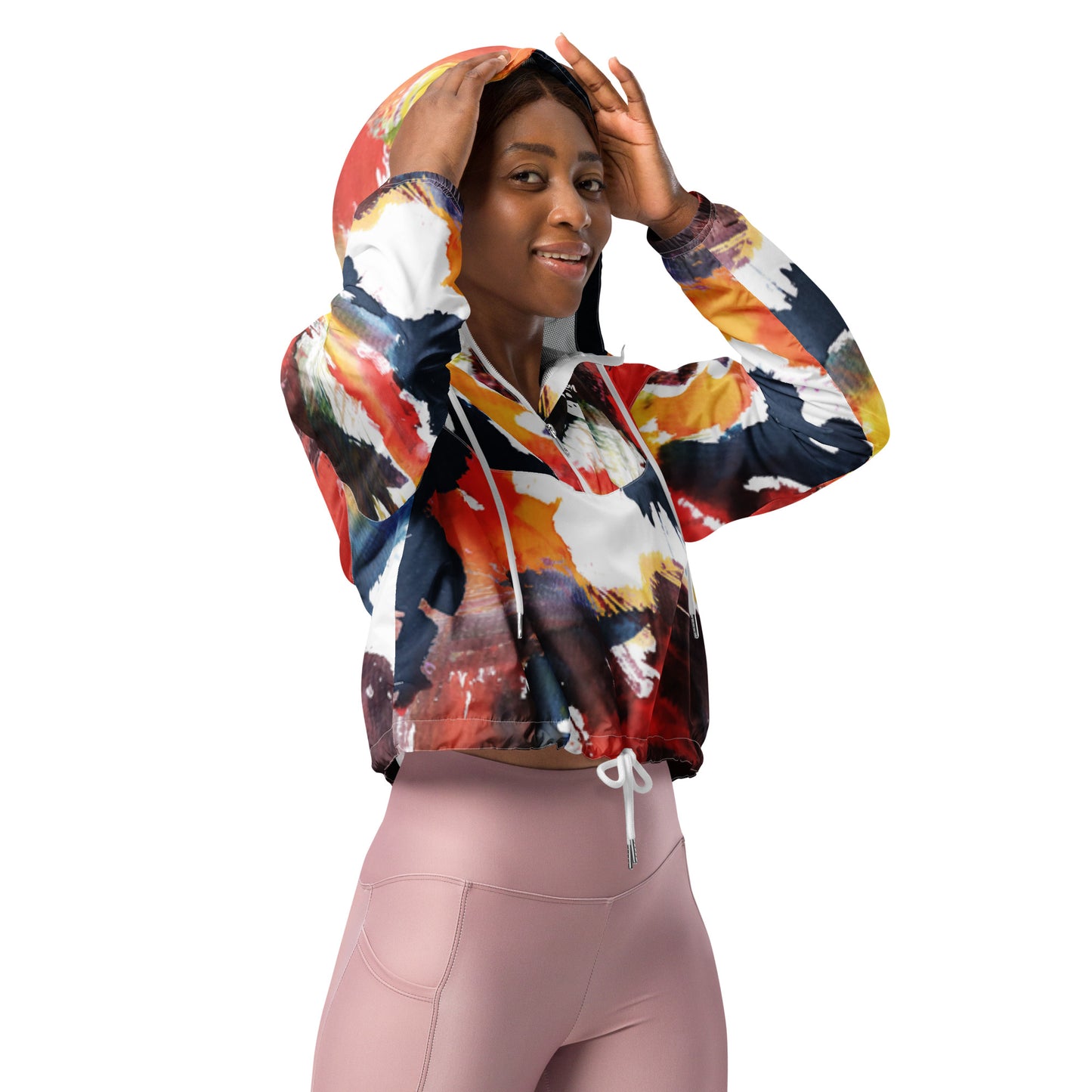 Tagged Women’s Cropped Windbreaker