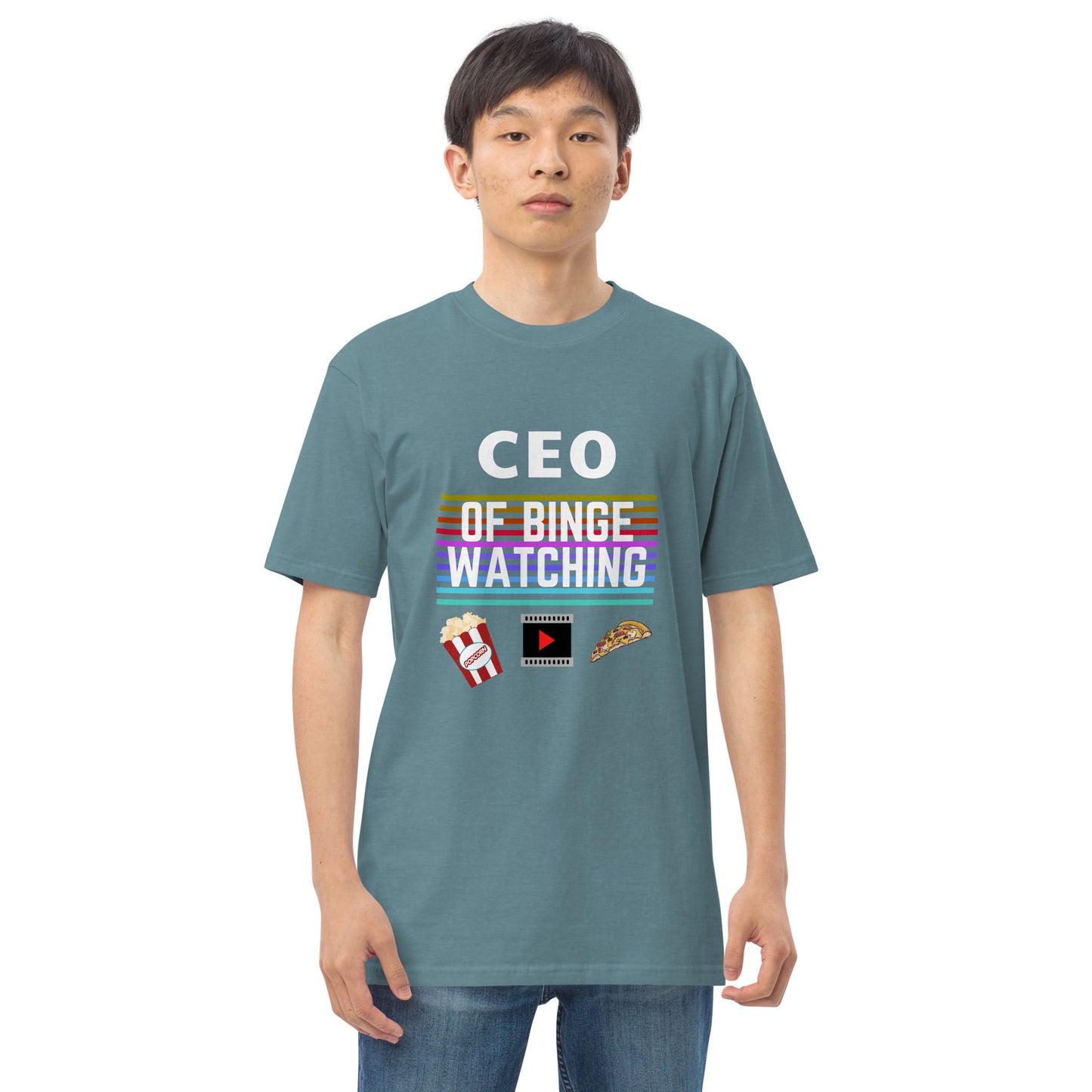 CEO Of Binge Watching Men’s Premium Tee