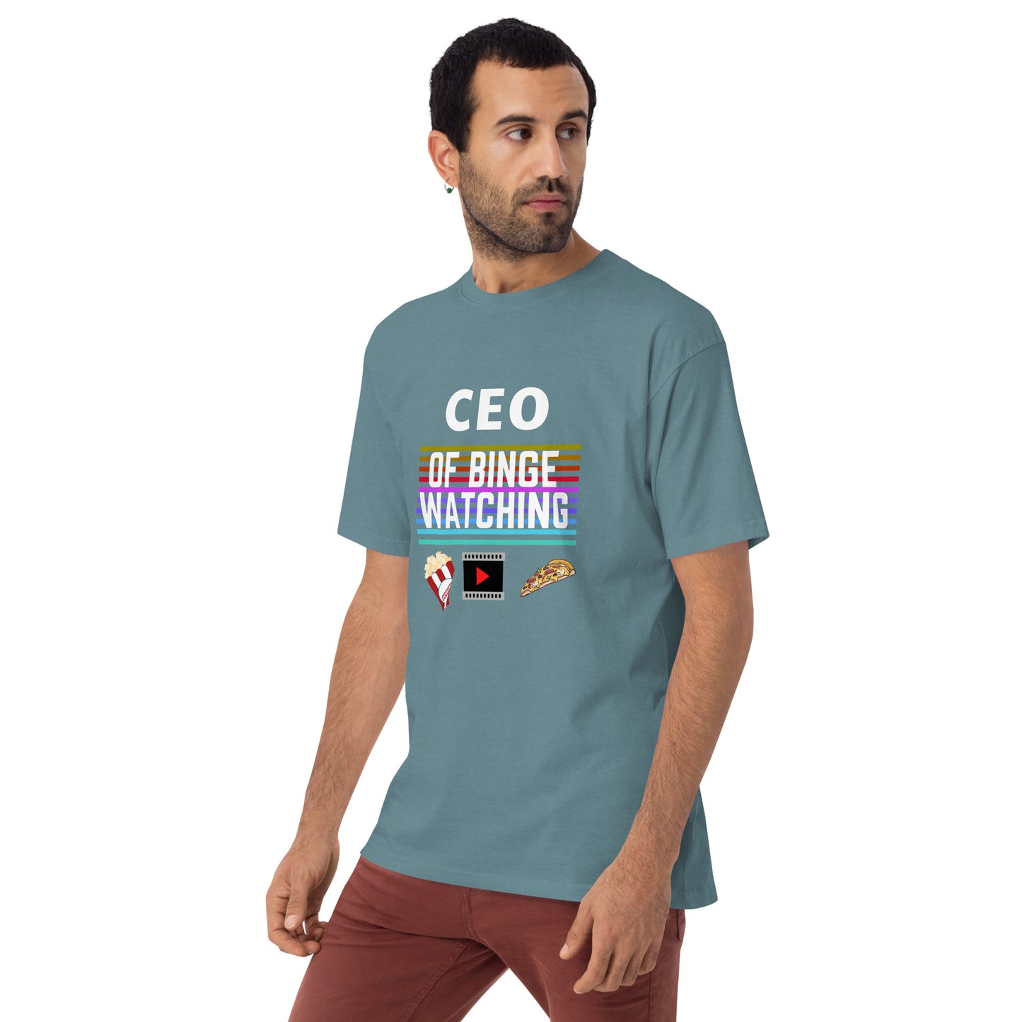 CEO Of Binge Watching Men’s Premium Tee