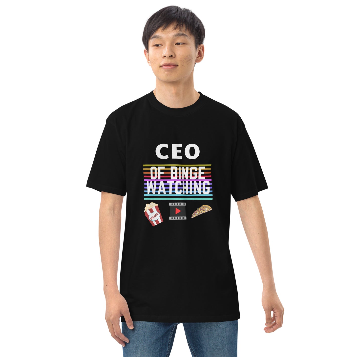 CEO Of Binge Watching Men’s Premium Tee