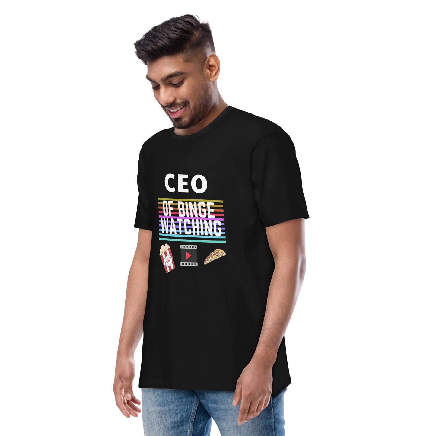 CEO Of Binge Watching Men’s Premium Tee