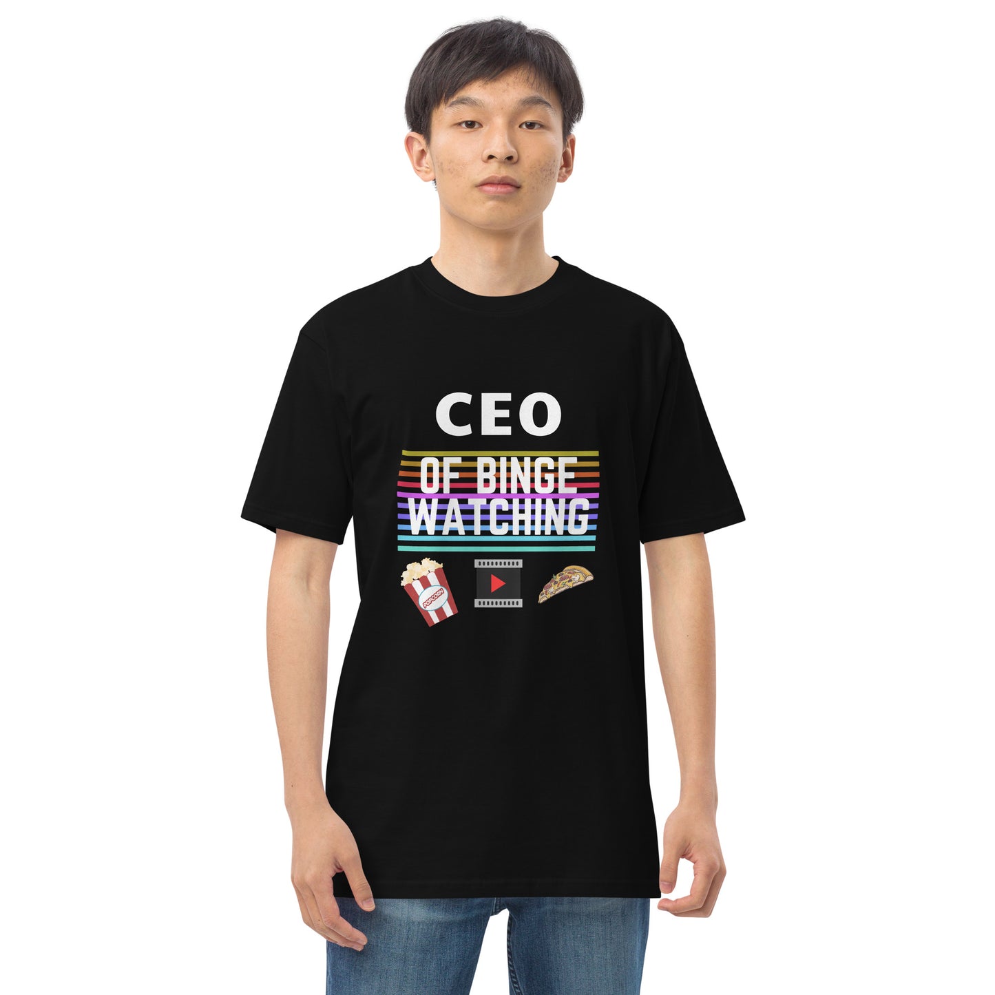 CEO Of Binge Watching Men’s Premium Tee