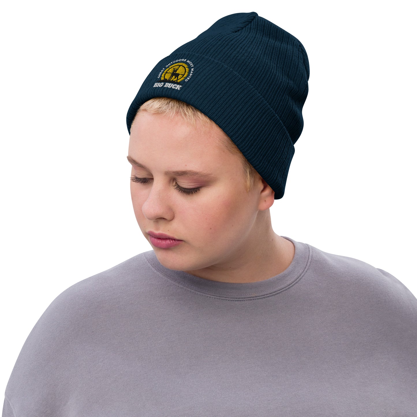 Big Buck Ribbed Knit Beanie