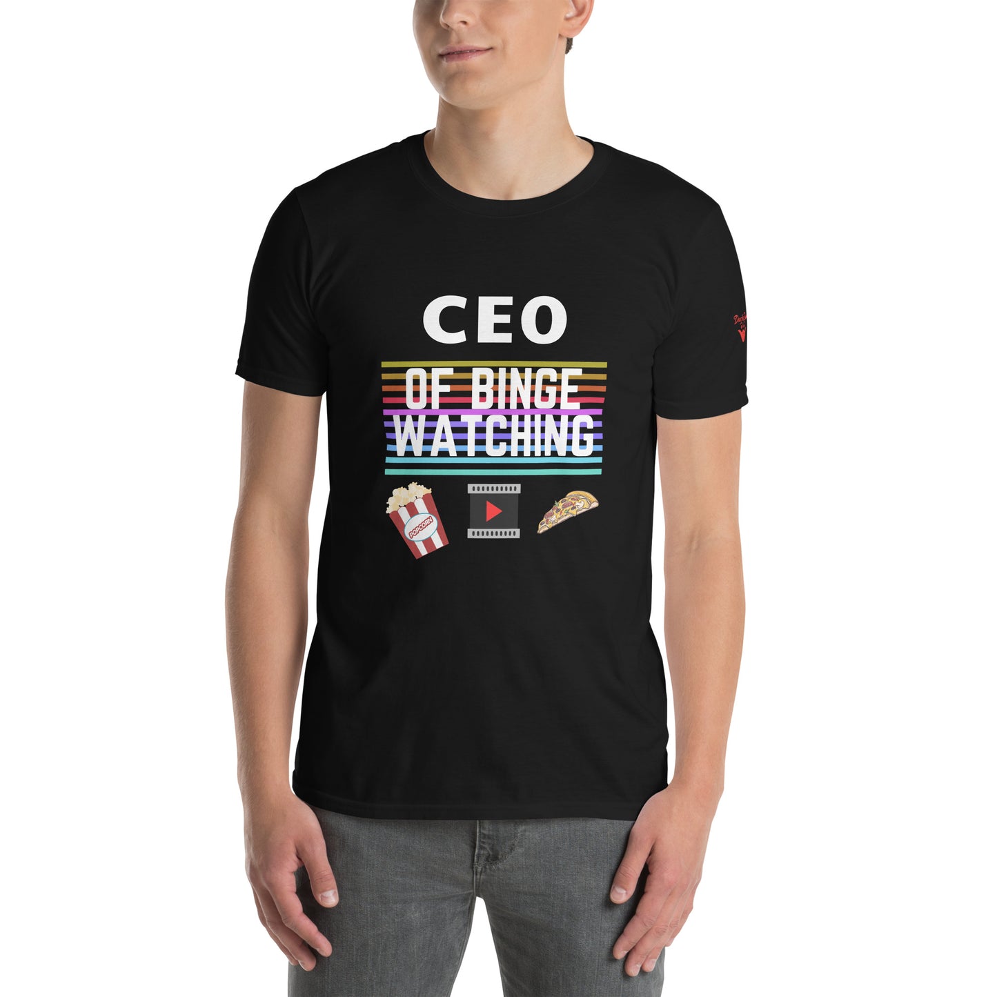 CEO of Binge Watching Short-Sleeve Unisex Tee