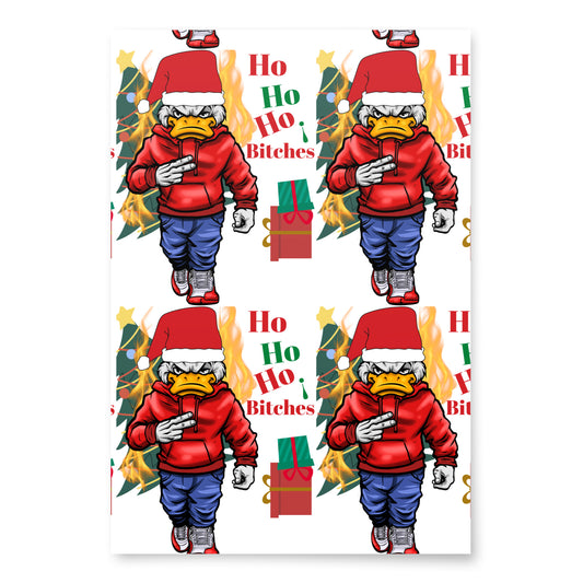 Ho Ho Ho Wrapping Paper Sheets